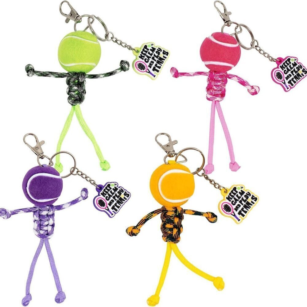 Tennis Keychains Handmade Inspirational Gifts for Players Coaches Women Men Teen
